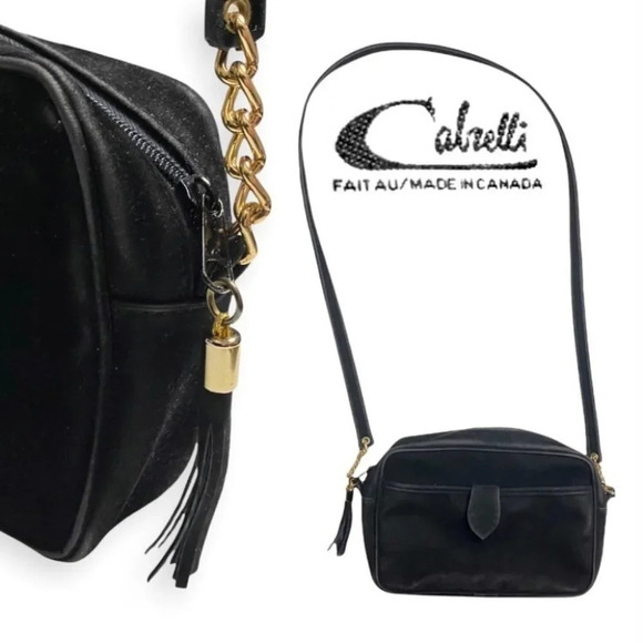 Cabrelli Handbags - Cabrelli  Vintage Velvet Crossybody Bag